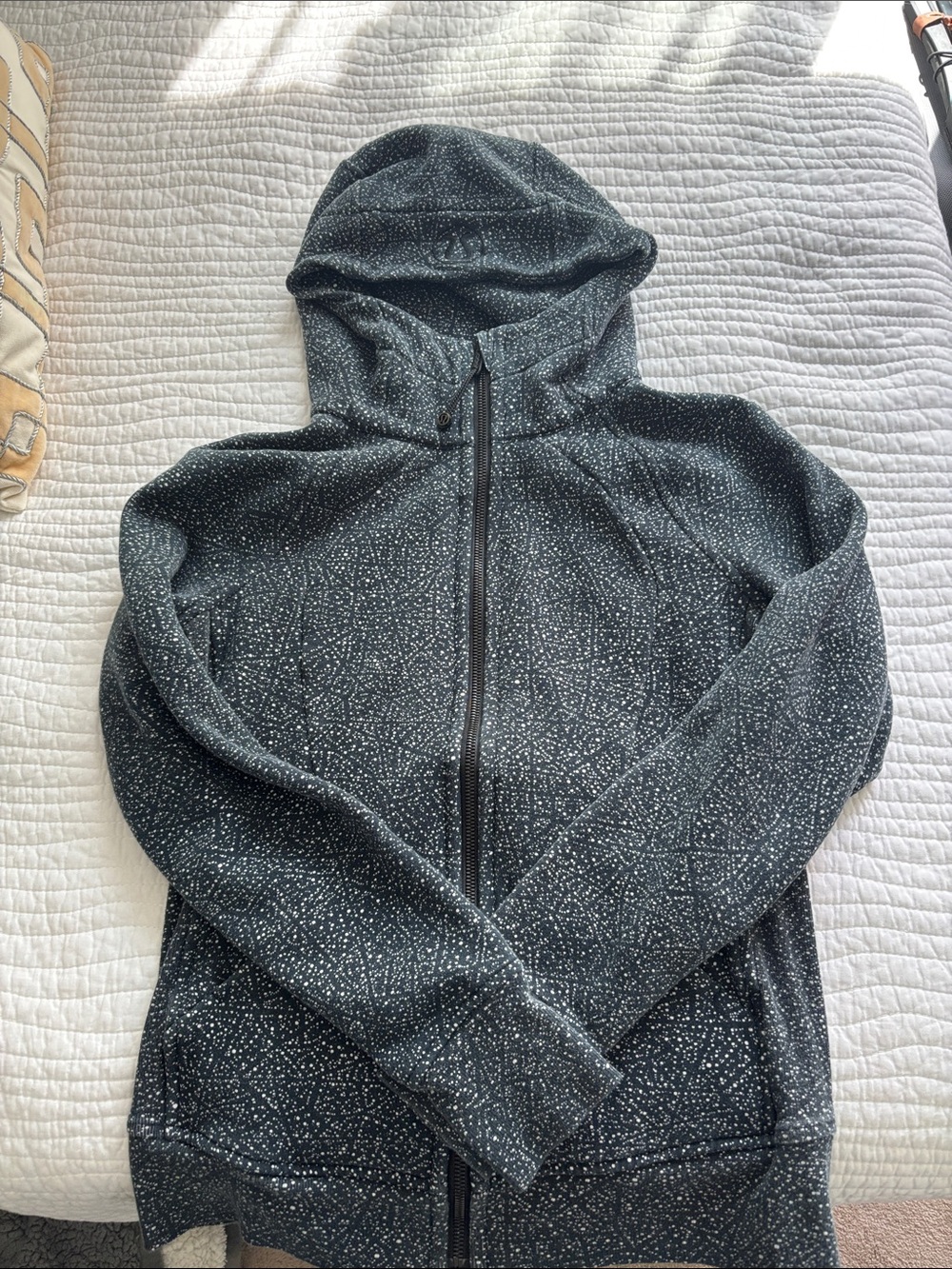 lululemon athletica Black Speckled Full-Zip Hoodie